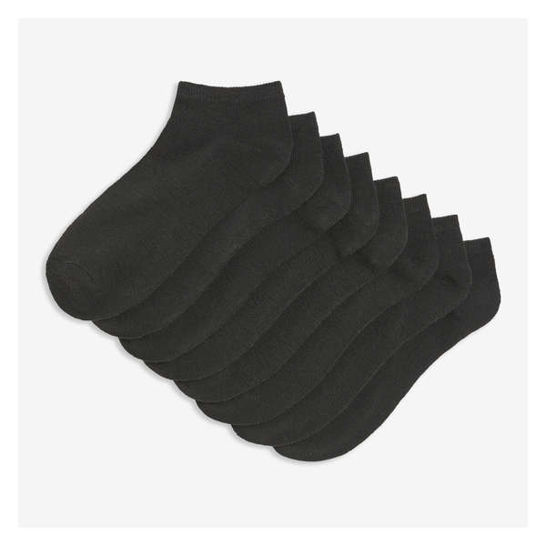 8 Pack Low-Cut Socks - Black