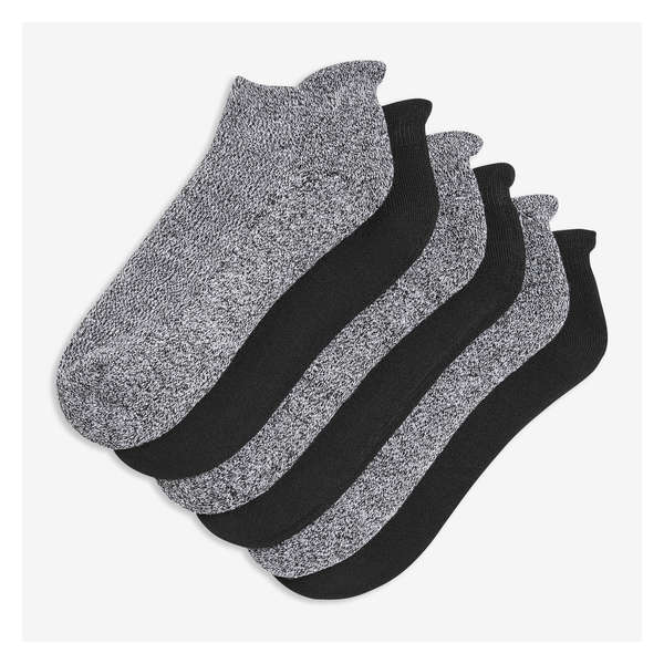 6 Pack Low-Cut Socks - Black