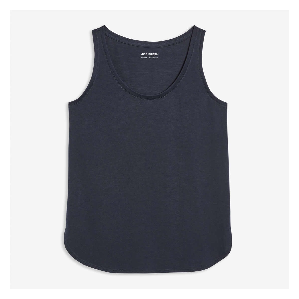 Relaxed-Fit Tank in JF Midnight Blue from Joe Fresh