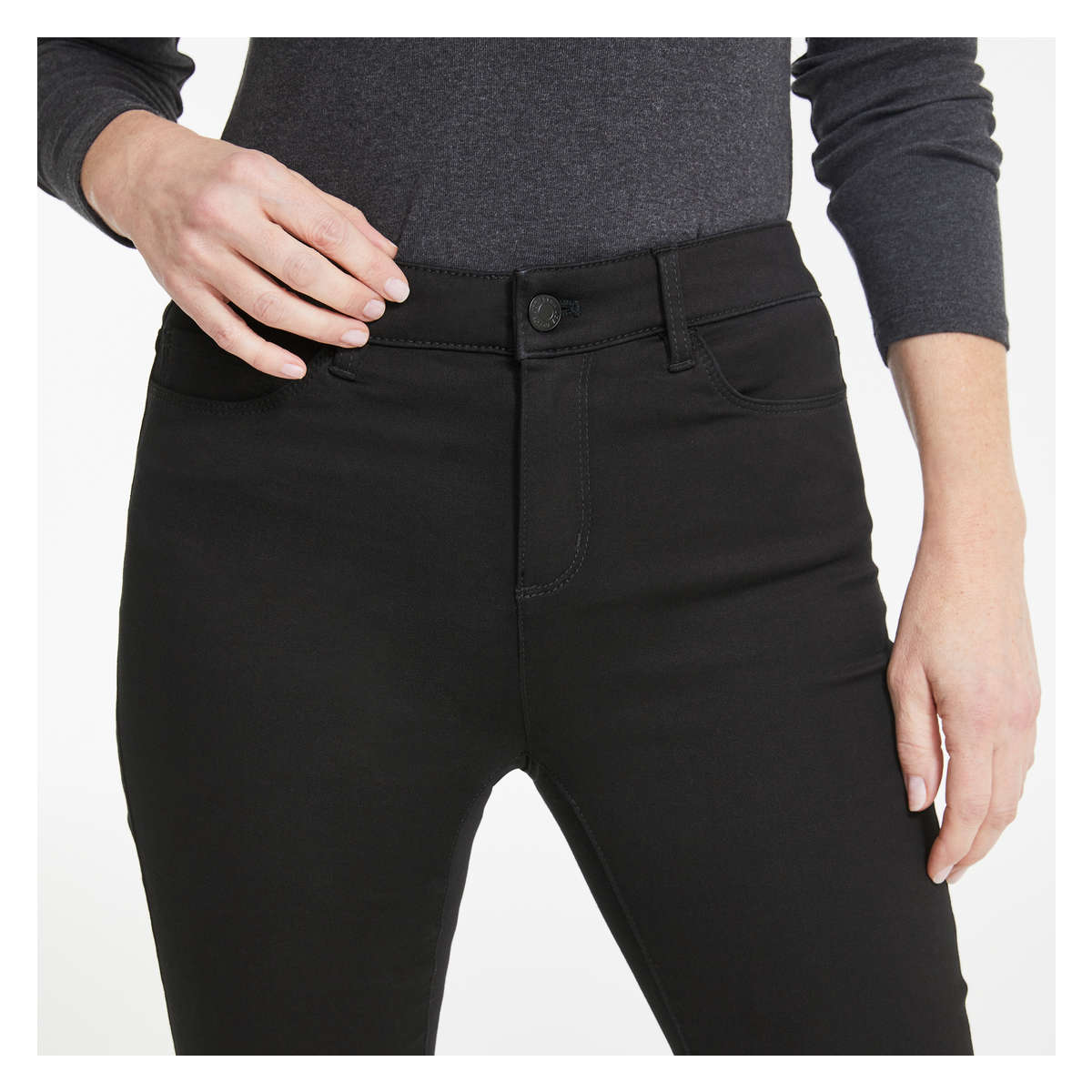 2Pc Women Stretchy Jeggings Skinny Pants Soft Jeans Leggings Black Blu —  AllTopBargains