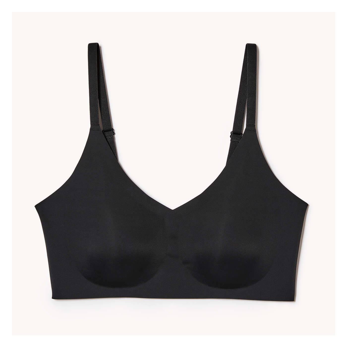 Bonds Women's Underwear Microfibre Slinky Tops Tee Bra, Black - 10B