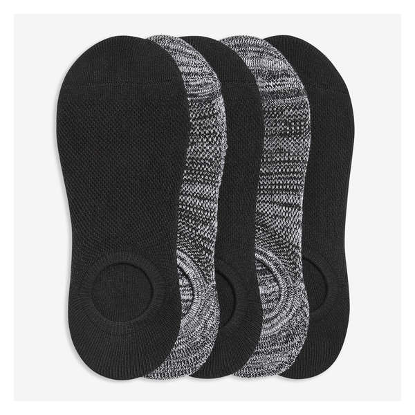 5 Pack Active Liner Socks - Black