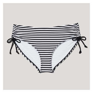 Ruched Bikini Bottom - Black