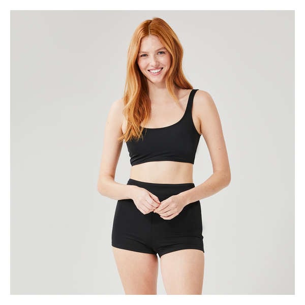 Scoop Bikini Top - Black