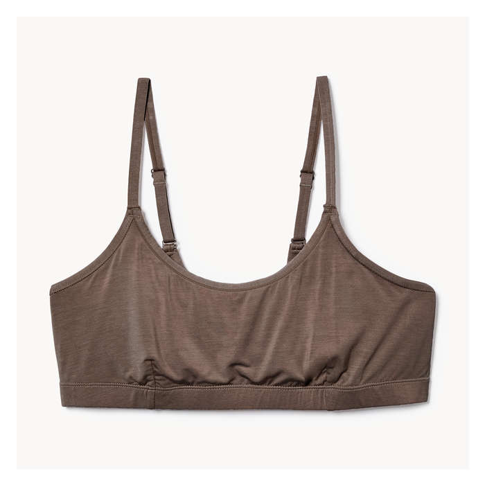 Women's Modal Bralette - Brown
