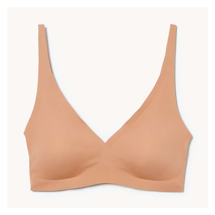 Women's No Show Bralette - Clay