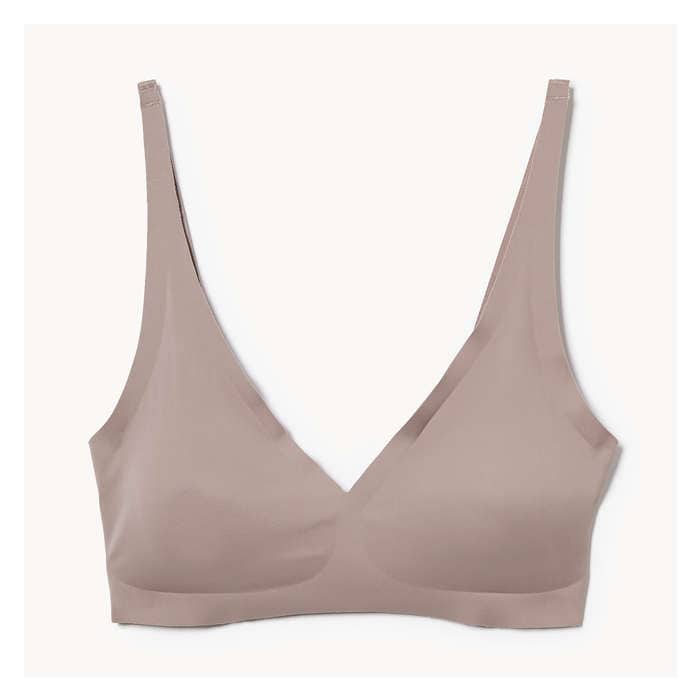 Women's No Show Bralette - Stone