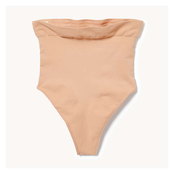 Seamless Shaping High Waist Thong - Desert Sand