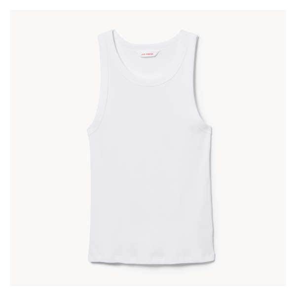 Rib Tank - Bright White