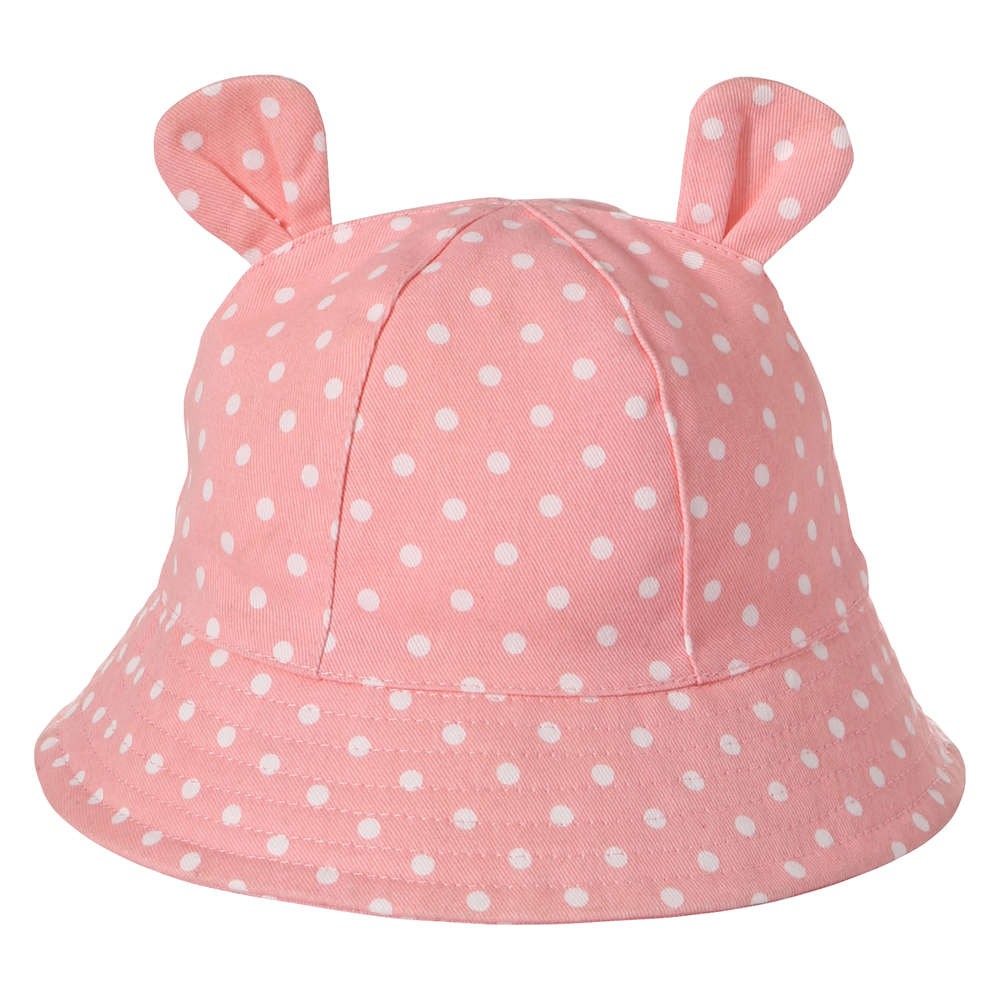 polka dot bucket hat
