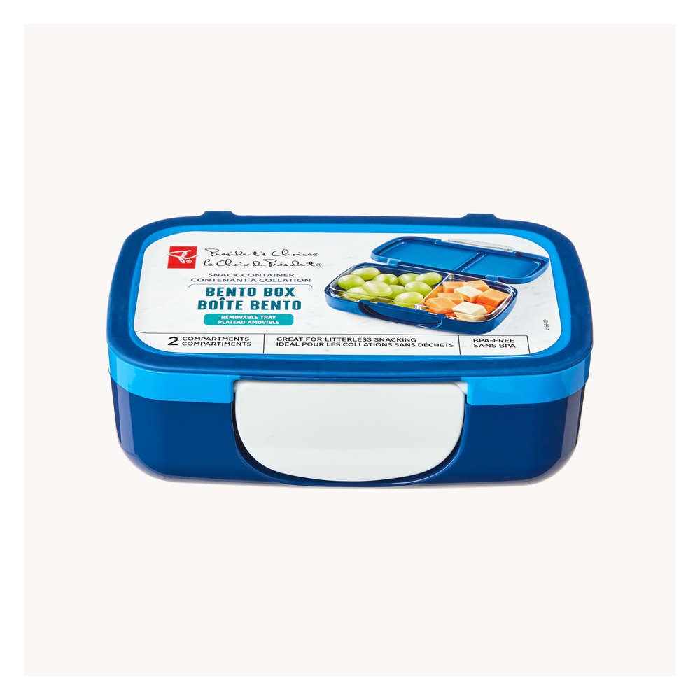 President's Choice Bento Snack Box Blue 1 ea, $13.00/1ea