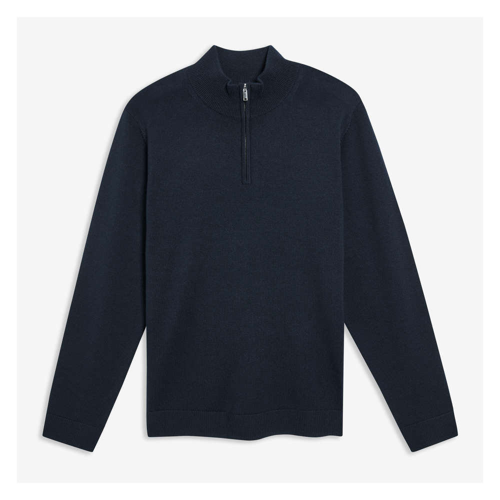 Joe Fresh Men's Premium Quarter-Zip Merino Sweater - 1 ea