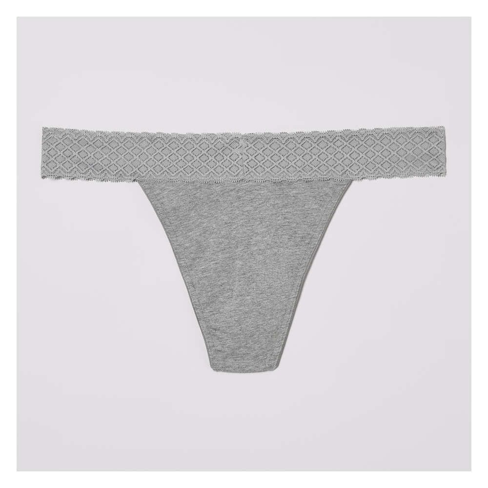 Joe Fresh Women+ Cotton Lace Thong 1 ea, $6.00/1ea