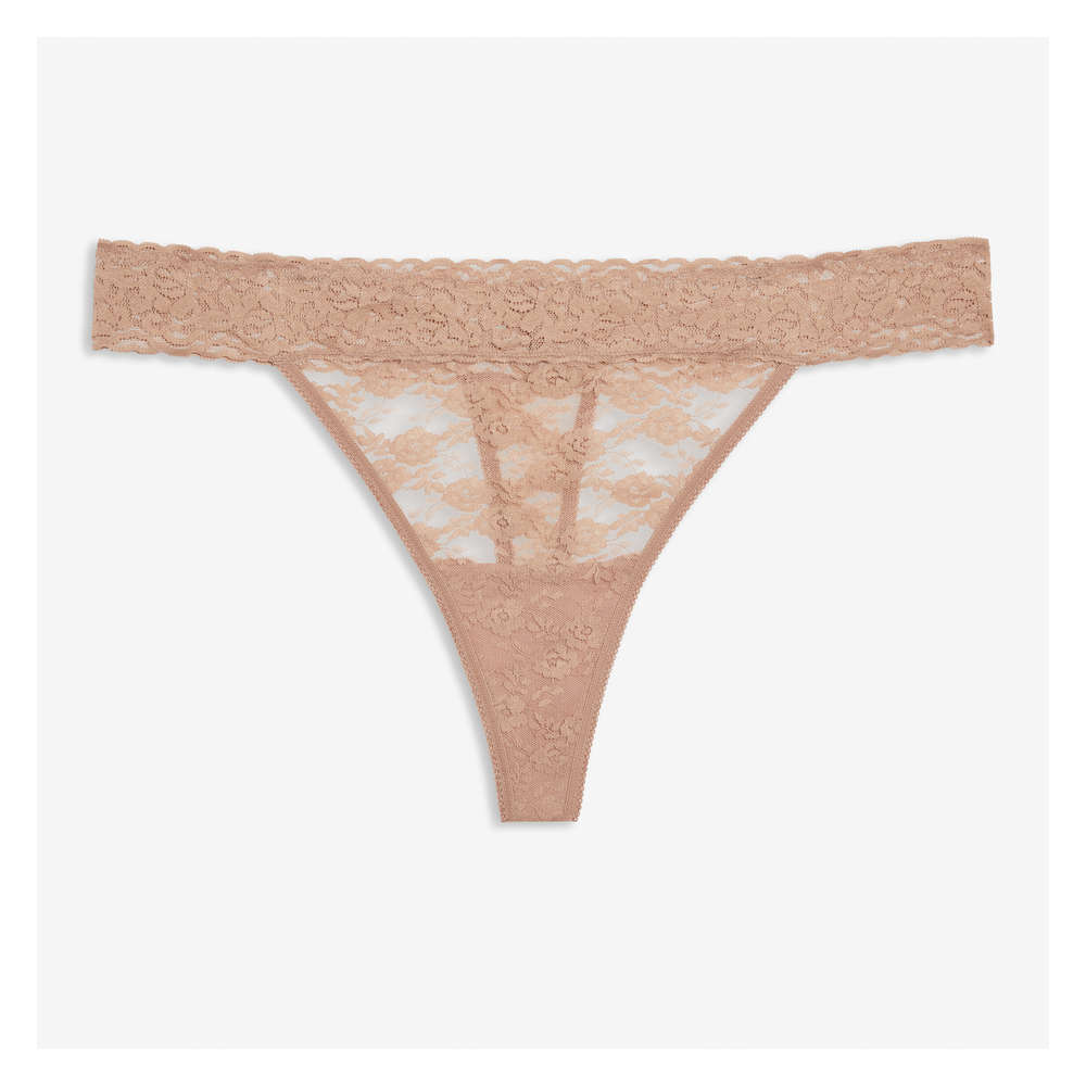 Joe Fresh Women+ Lace Thong 1 ea, $6.00/1ea