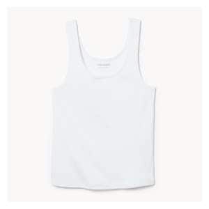 Cotton Tank in Bright White from Joe Fresh