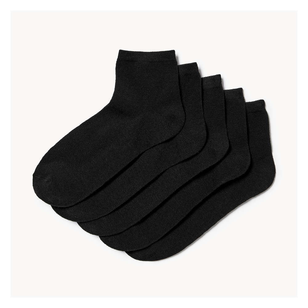 Joe Fresh 5-Pack Quarter-Crew Socks 1 ea, $10.00/1ea