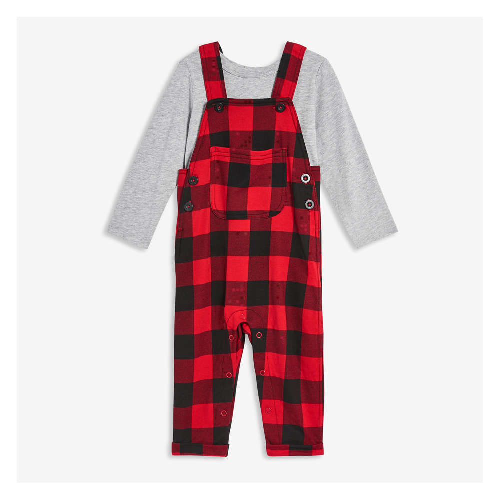 baby boy plaid romper