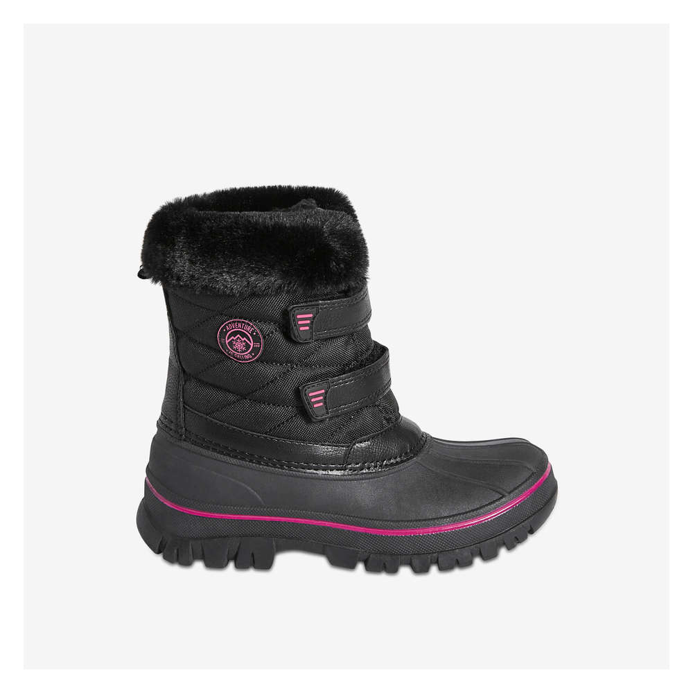 girls fur snow boots