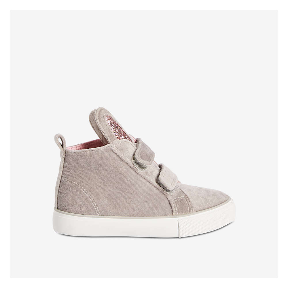 Toddler Girls Wedge Sneakers In Light Grey From Joe Fresh