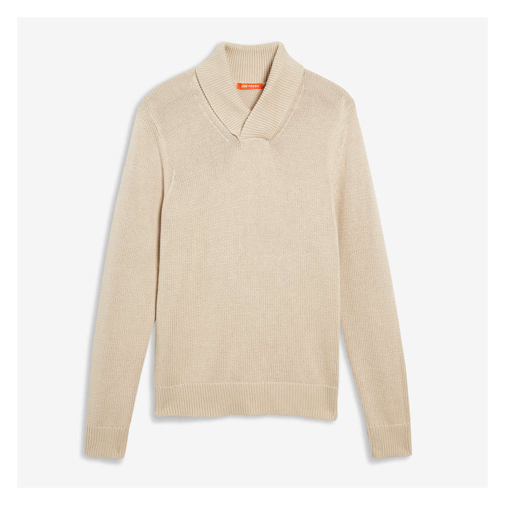 tan shawl collar cardigan