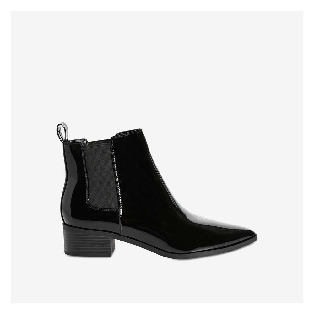 chelsea boots faux leather