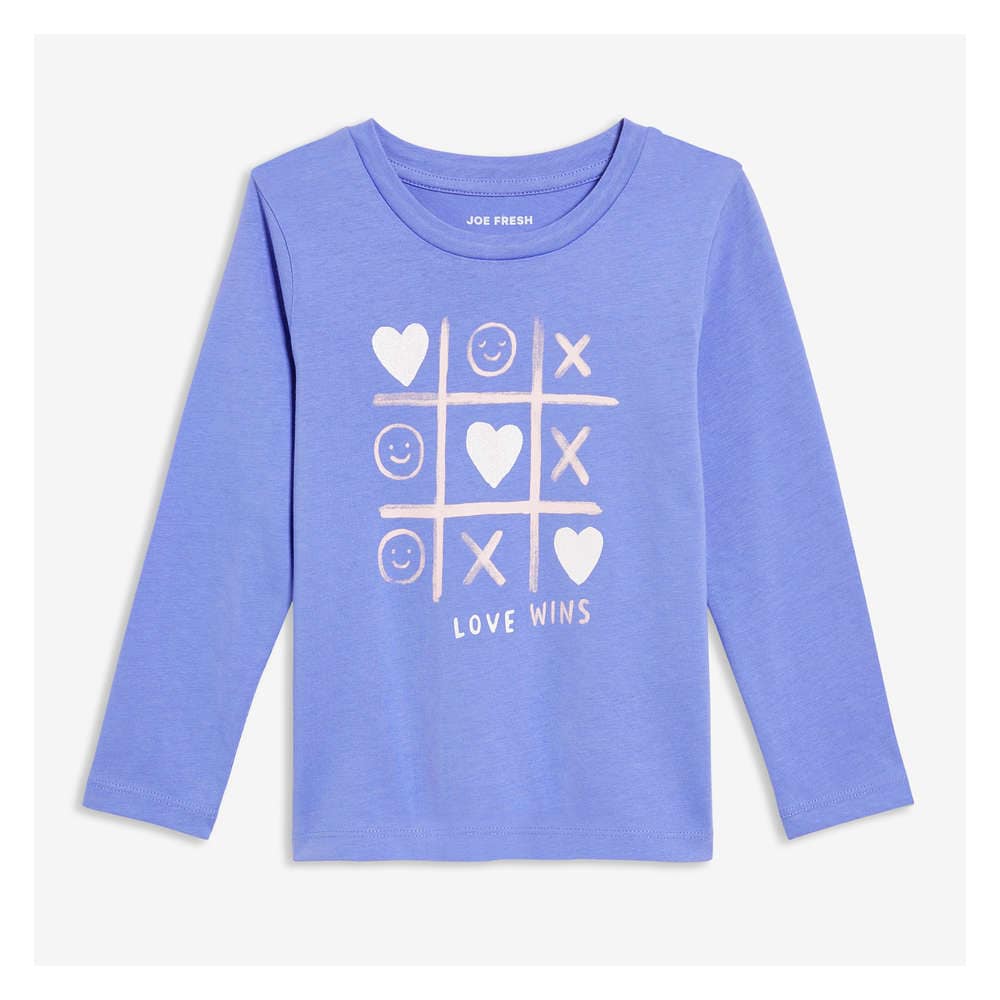 Joe Fresh Toddler Girls' Long Sleeve Graphic Tee 1 ea, $8.00/1ea