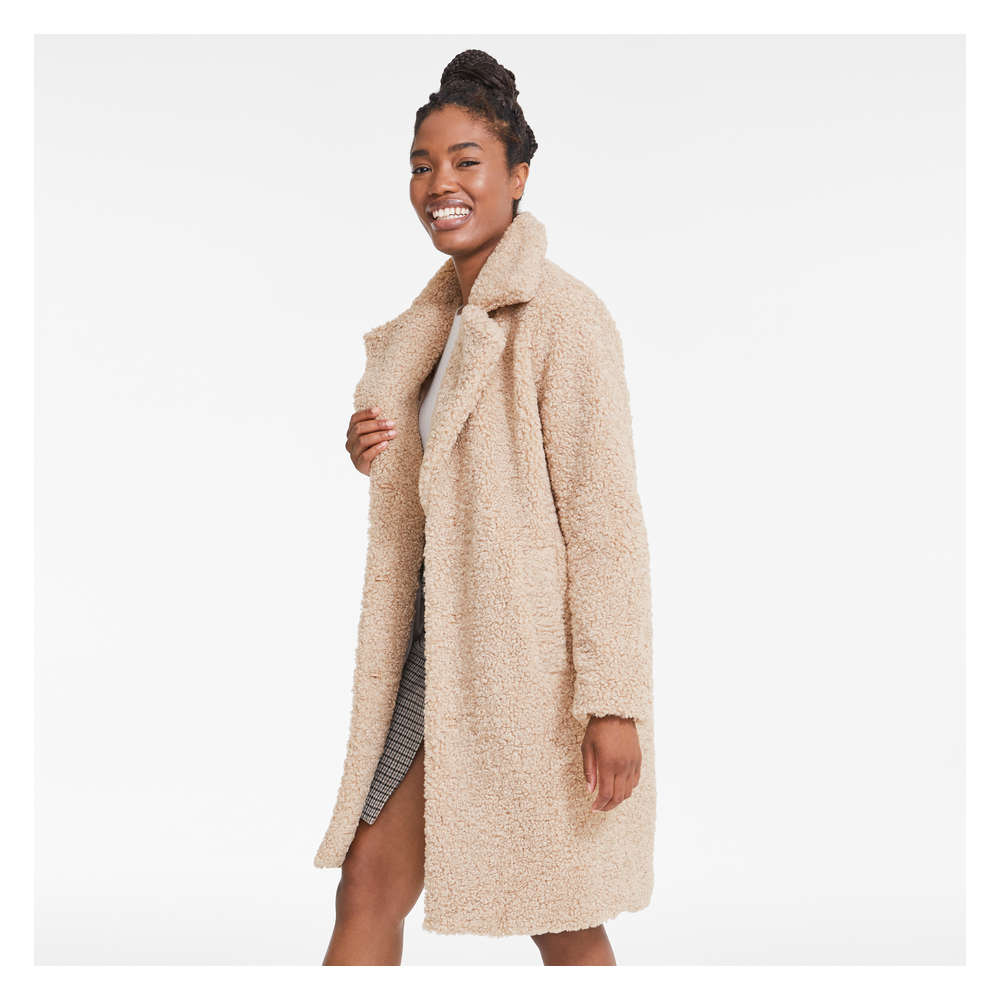 Joe Fresh Teddy Fleece Coat - 1 ea 