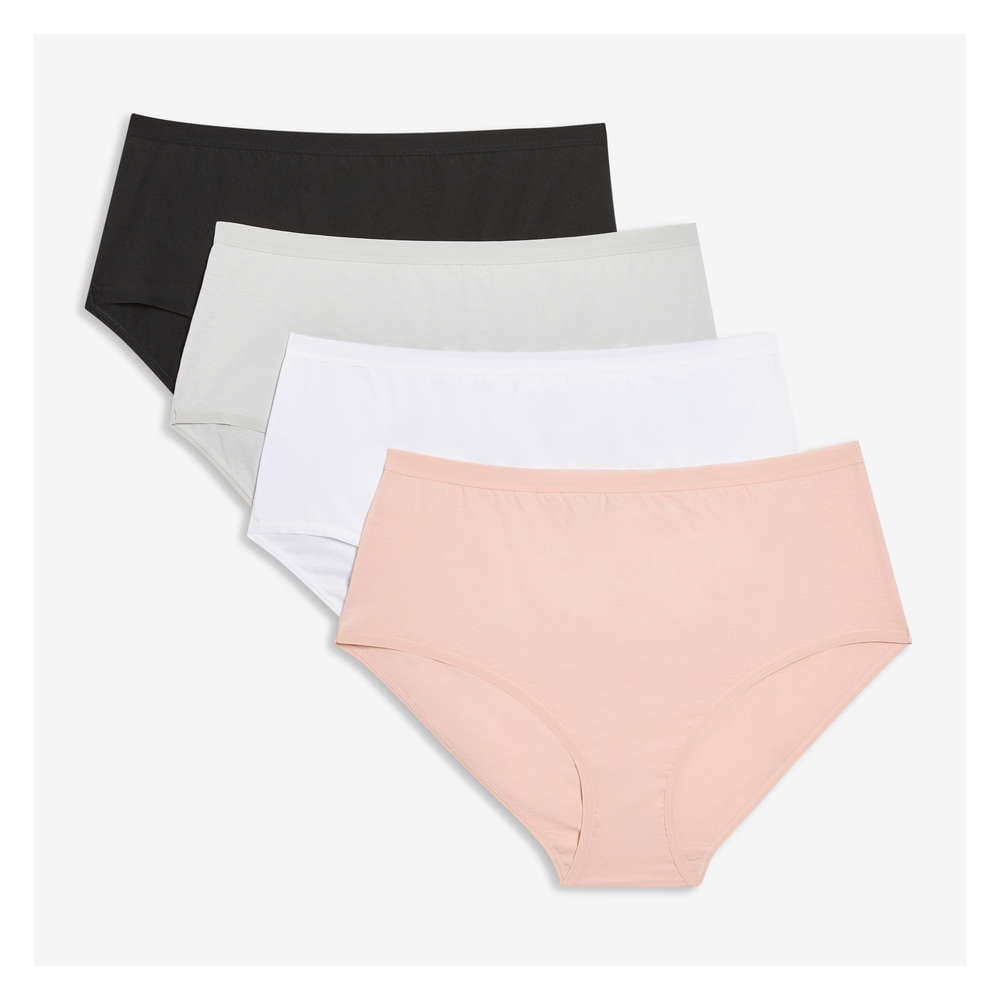 Joe Fresh Women+ 4 Pack Organic Cotton Brief 1 ea, $14.00/1ea