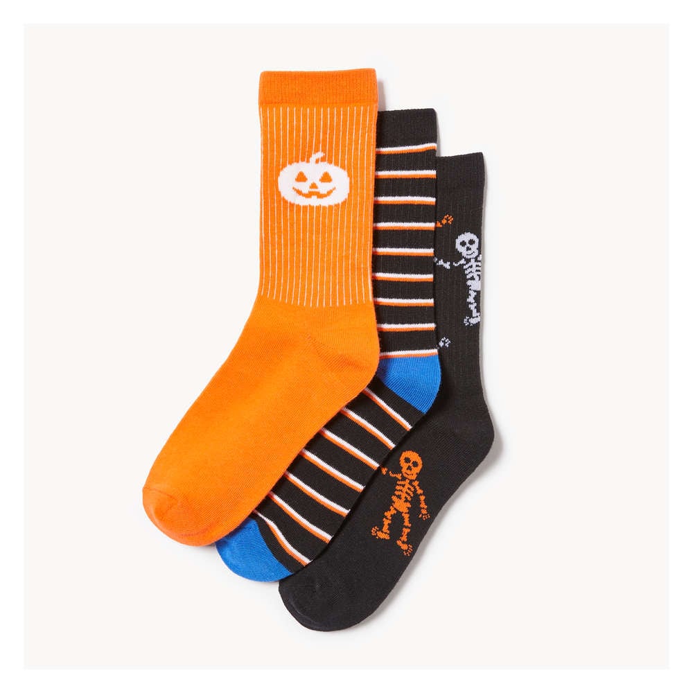 Joe Fresh Kid Boys 3 Pack Halloween Crew Socks 1 ea Your Independent Grocer