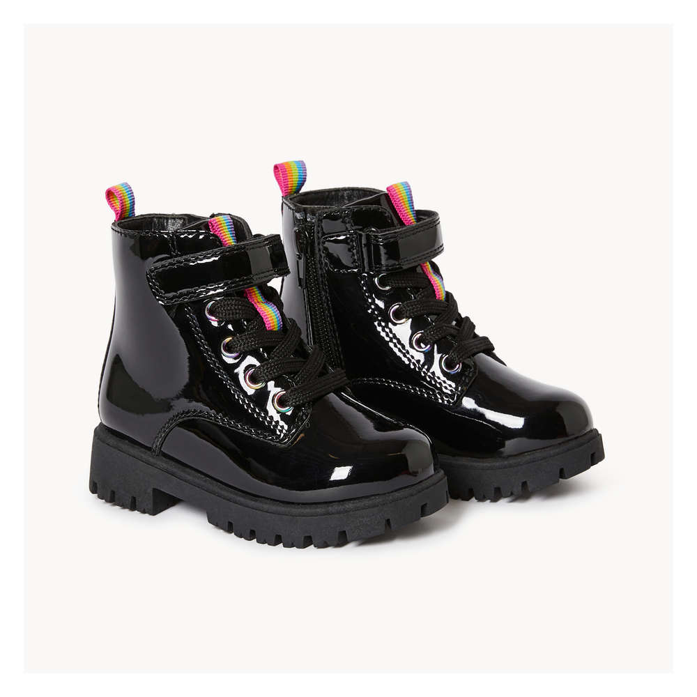 Girls combat boots hotsell