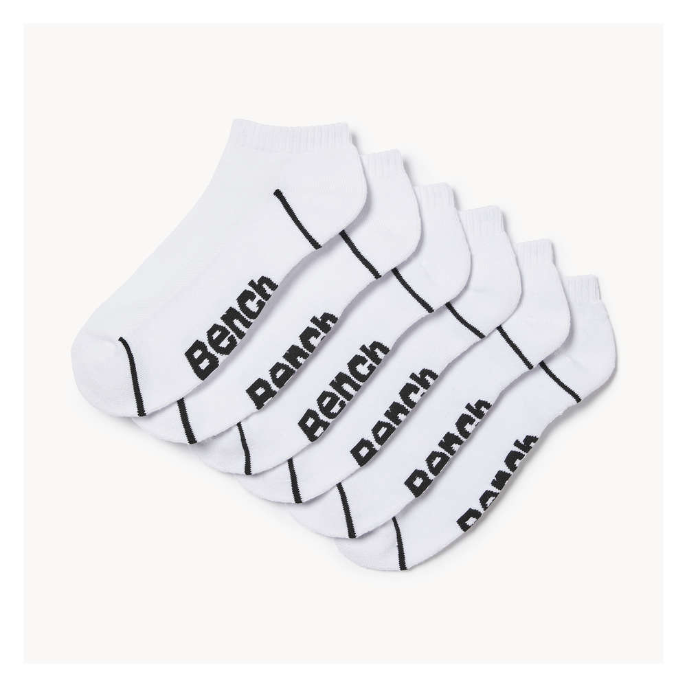 オンラインショップ Bench Men's Bench 6 Pack Low-Cut Socks - 1 ea | Your 服&ファッション小物