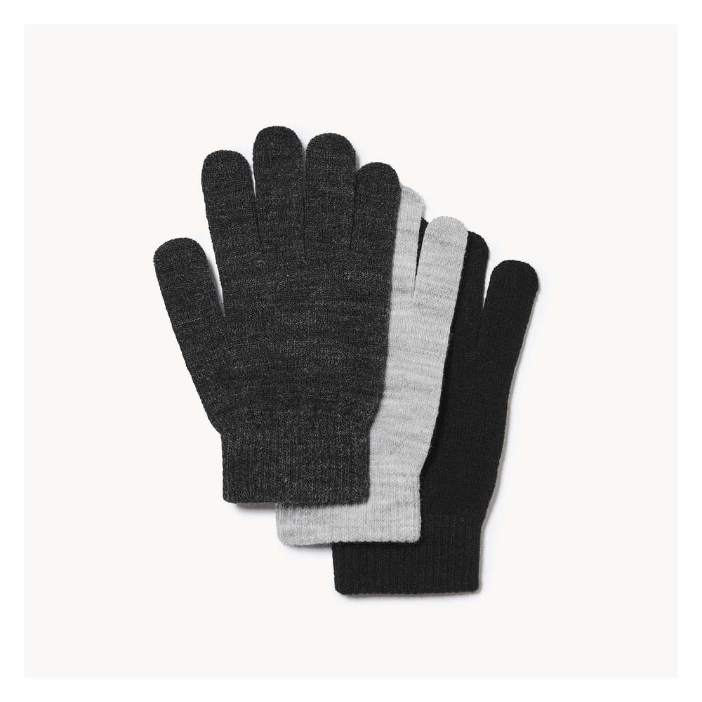 Joe Fresh Ensemble de 3 paires de gants 1 ea, 6,00 $/1ch