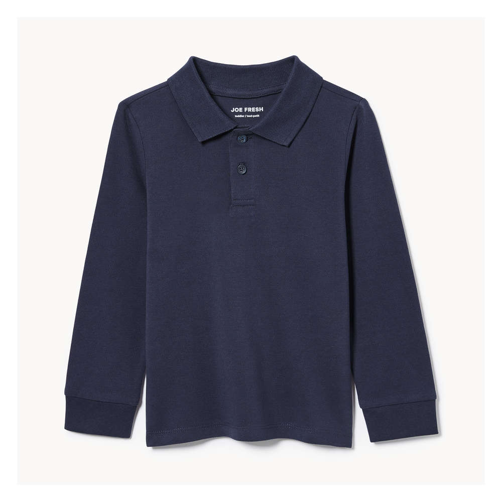Joe Fresh Toddler Uniform Long Sleeve Polo 1 ea, $14.00/1ea