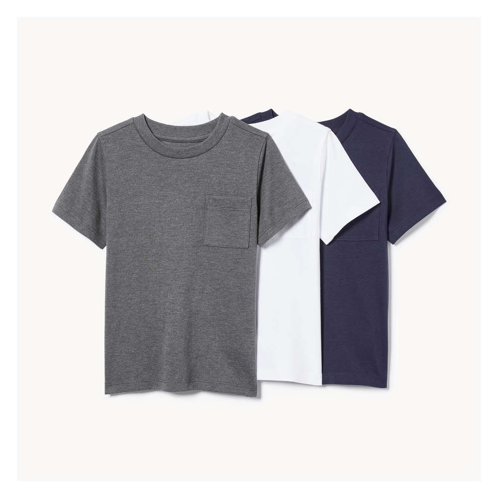 Joe Fresh Toddler 3-Pack Pocket T-Shirt 1 ea, $19.00/1ea