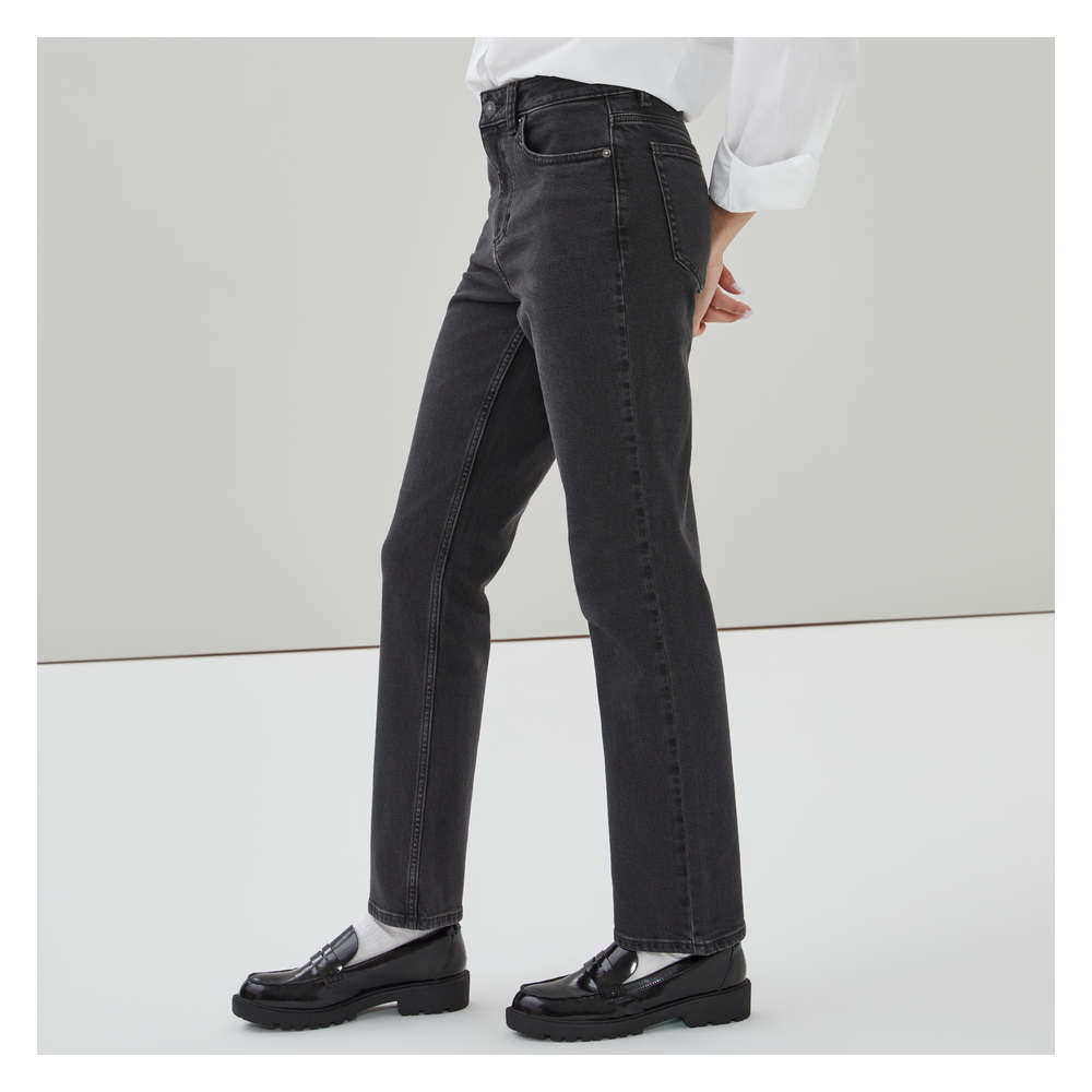 Joe Fresh Black Wash Slim Straight Jean - 1 ea | No Frills