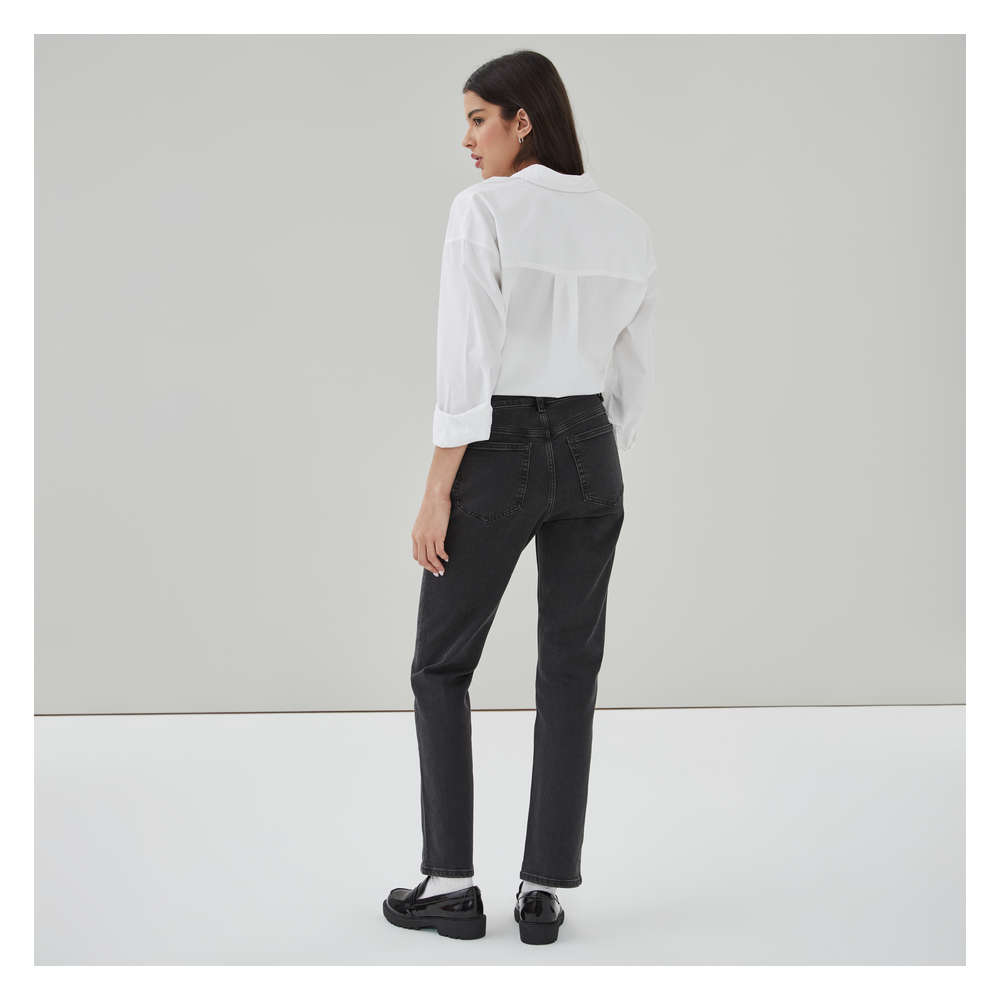Joe Fresh Black Wash Slim Straight Jean - 1 ea | Zehrs