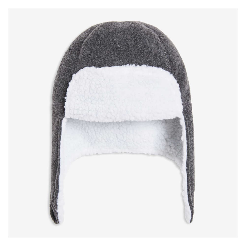 boys grey trapper hat