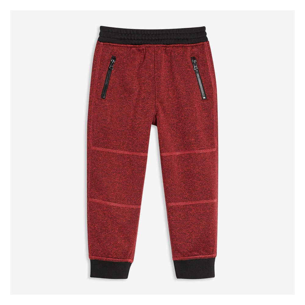 red toddler joggers