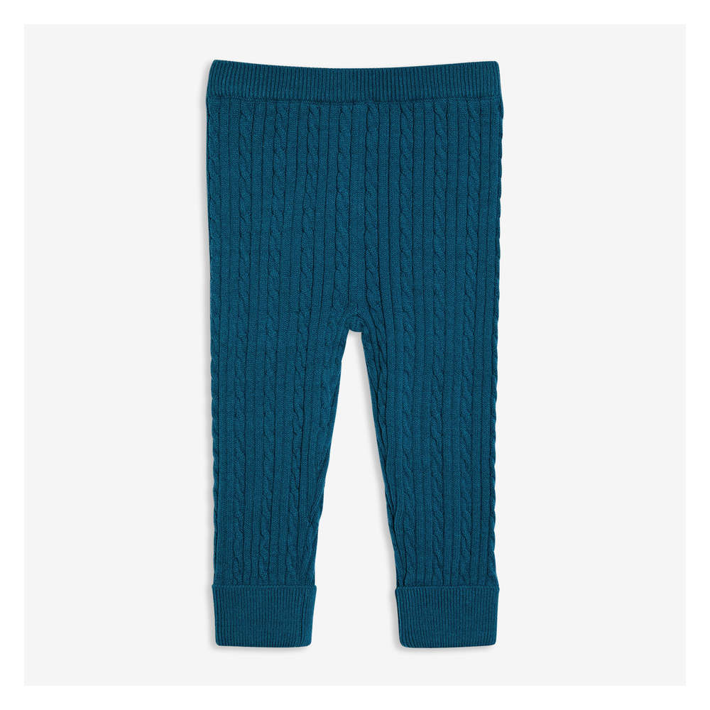 baby girl cable knit leggings