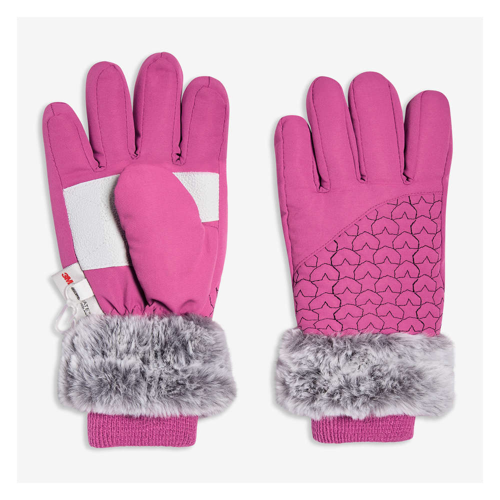 faux fur gloves