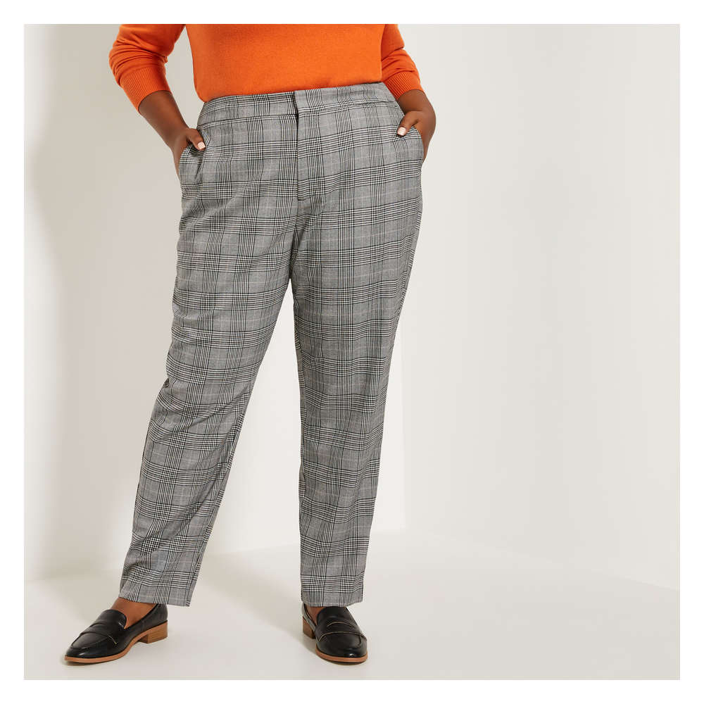 charcoal cigarette trousers