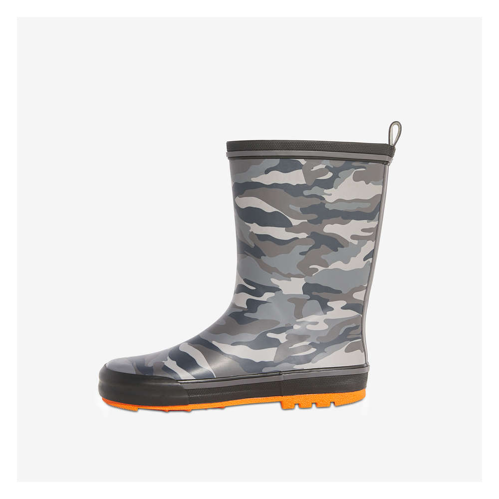 boys camo rain boots