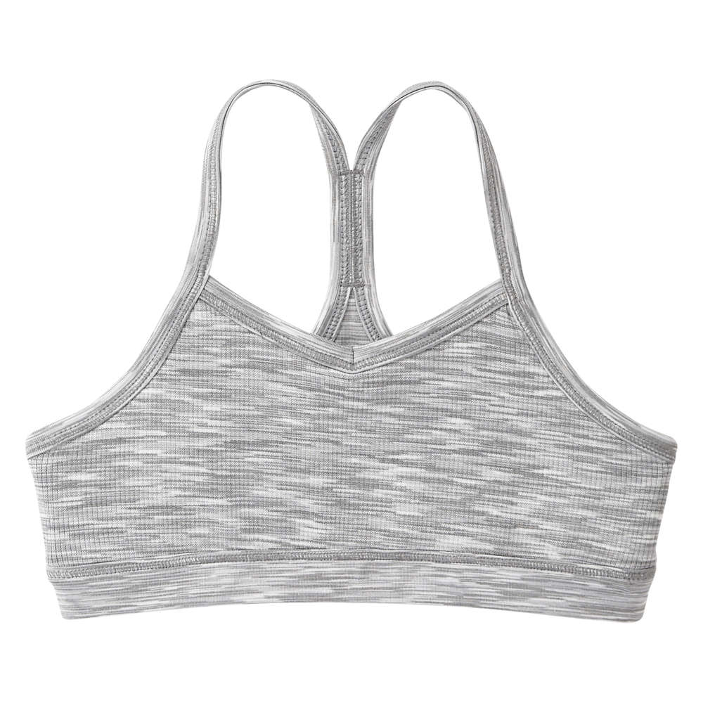 white v neck sports bra