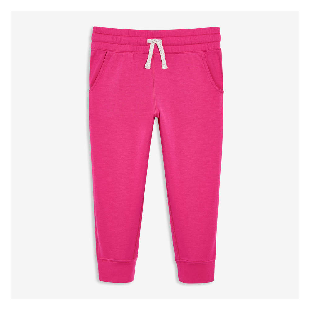 bright pink joggers