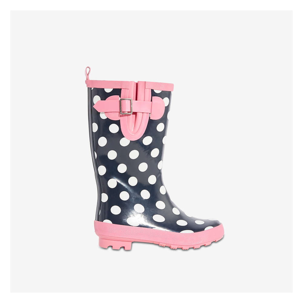 womens polka dot rain boots