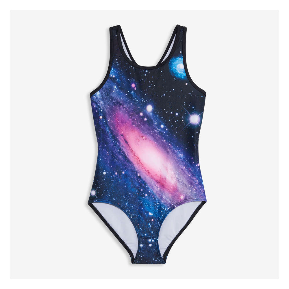 girls galaxy swimsuit