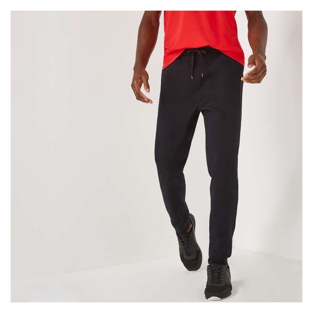 mens zip leg joggers