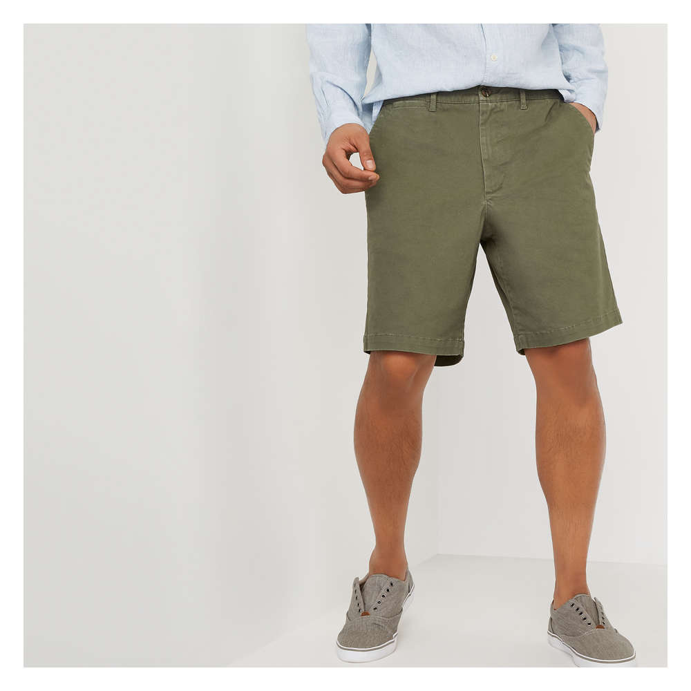 green chino shorts mens