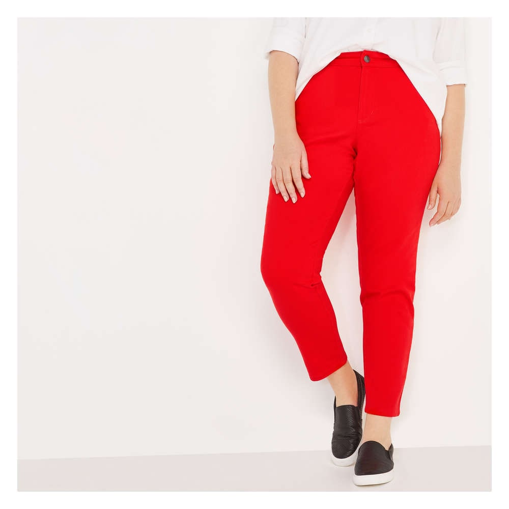 jeans red colour