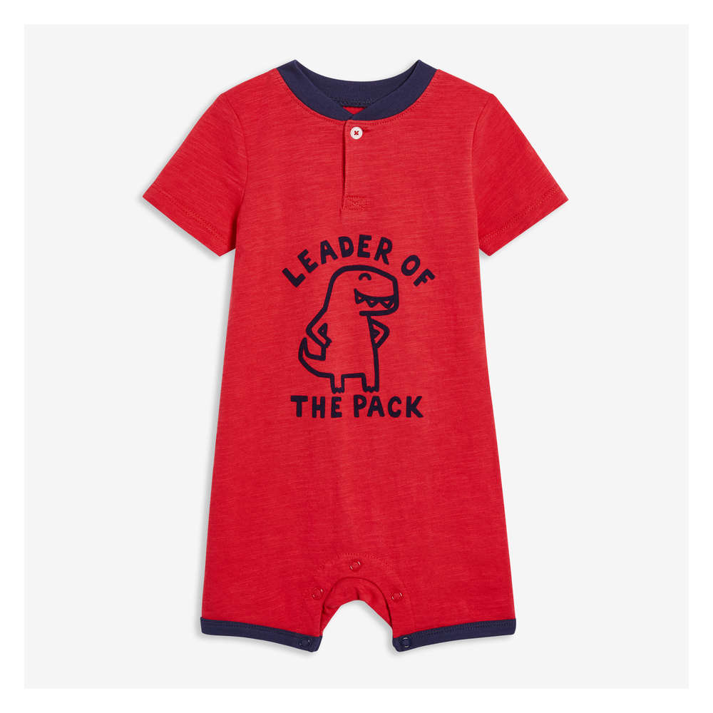 baby red romper
